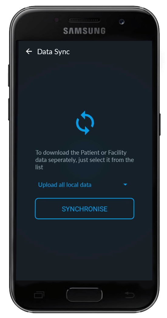 Automatic data upload functionality